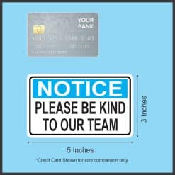 blue header banner, professional typography, high contrast text - vinyl removable magnet