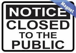 bold typography, high contrast colors, professional layout - vinyl removable magnet