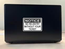 bold typography, high contrast colors, professional layout - vinyl removable sticker
