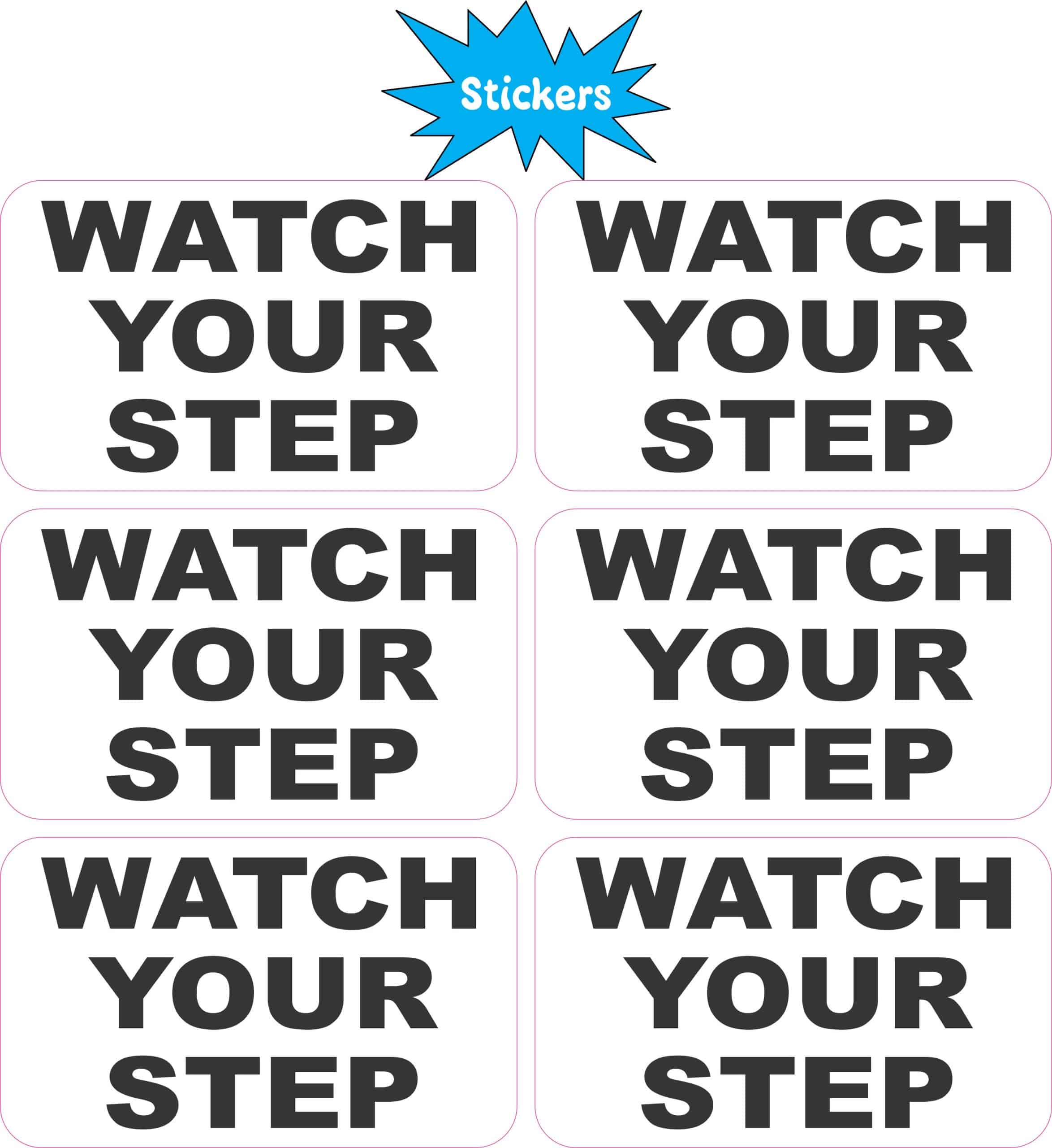 bold typography, high contrast colors, rounded corners - vinyl removable sticker