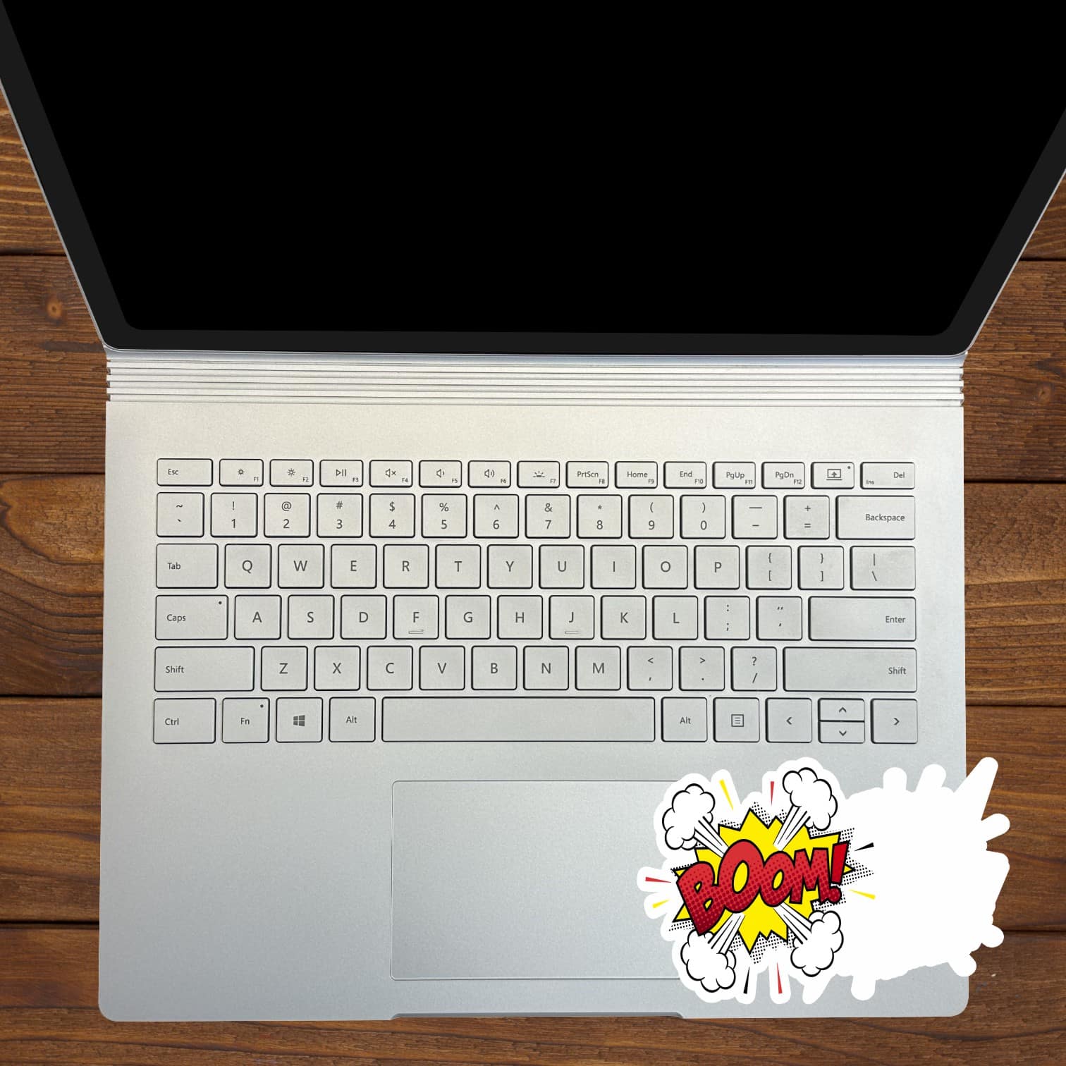 comic book bursts, halftone dots, explosive effects - vinyl removable sticker