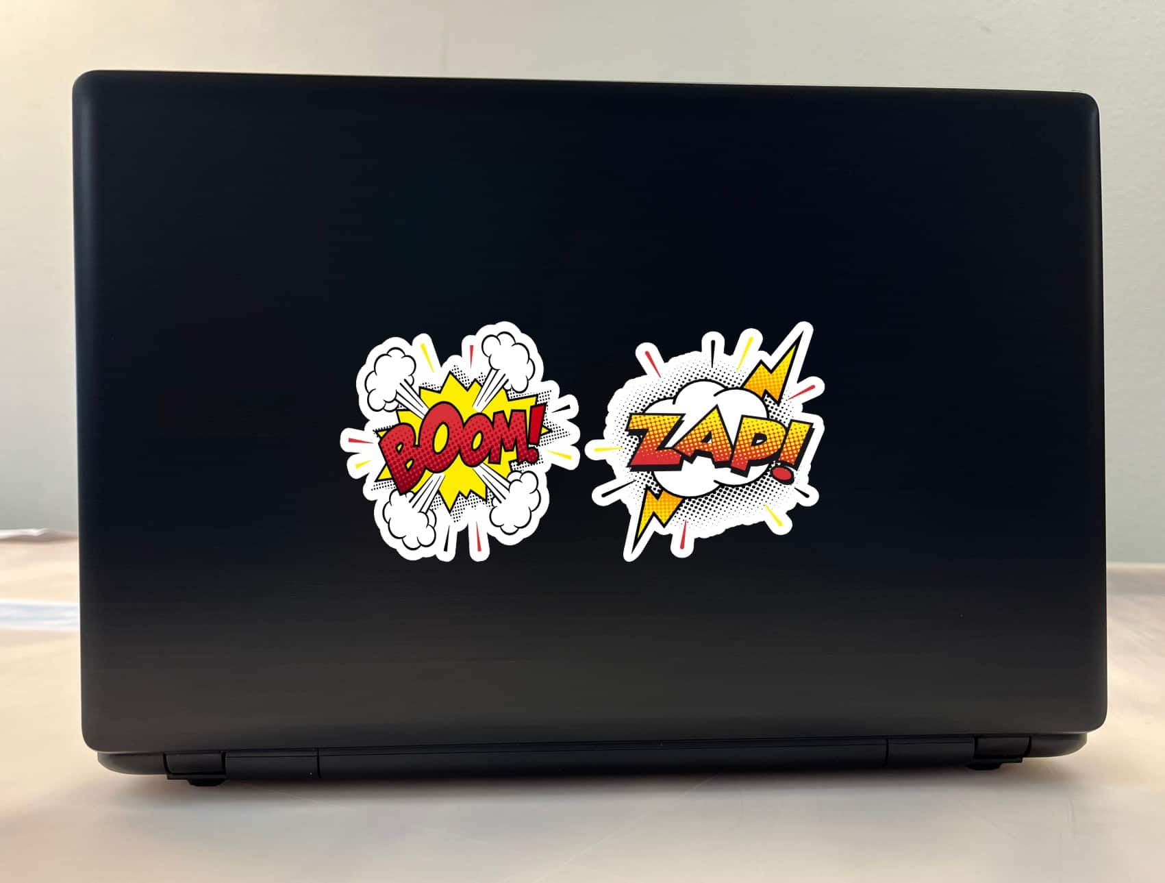 comic book bursts, halftone dots, explosive effects - vinyl removable sticker