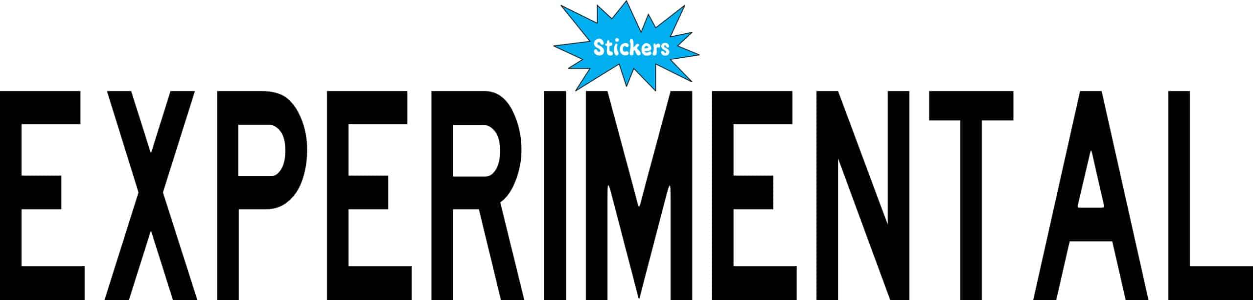 bold typography, high contrast lettering, clean background - vinyl removable sticker