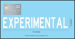 bold text, outlined letters, professional lettering - vinyl removable sticker