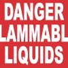 bold typography, high contrast colors, safety warning format - vinyl removable sticker