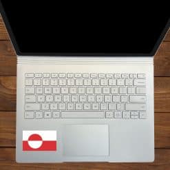 StickerTalk Greenland Vinyl Sticker Sheet, 3 inches by 1.8 inches