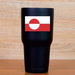 StickerTalk Greenland Vinyl Sticker Sheet, 3 inches by 1.8 inches