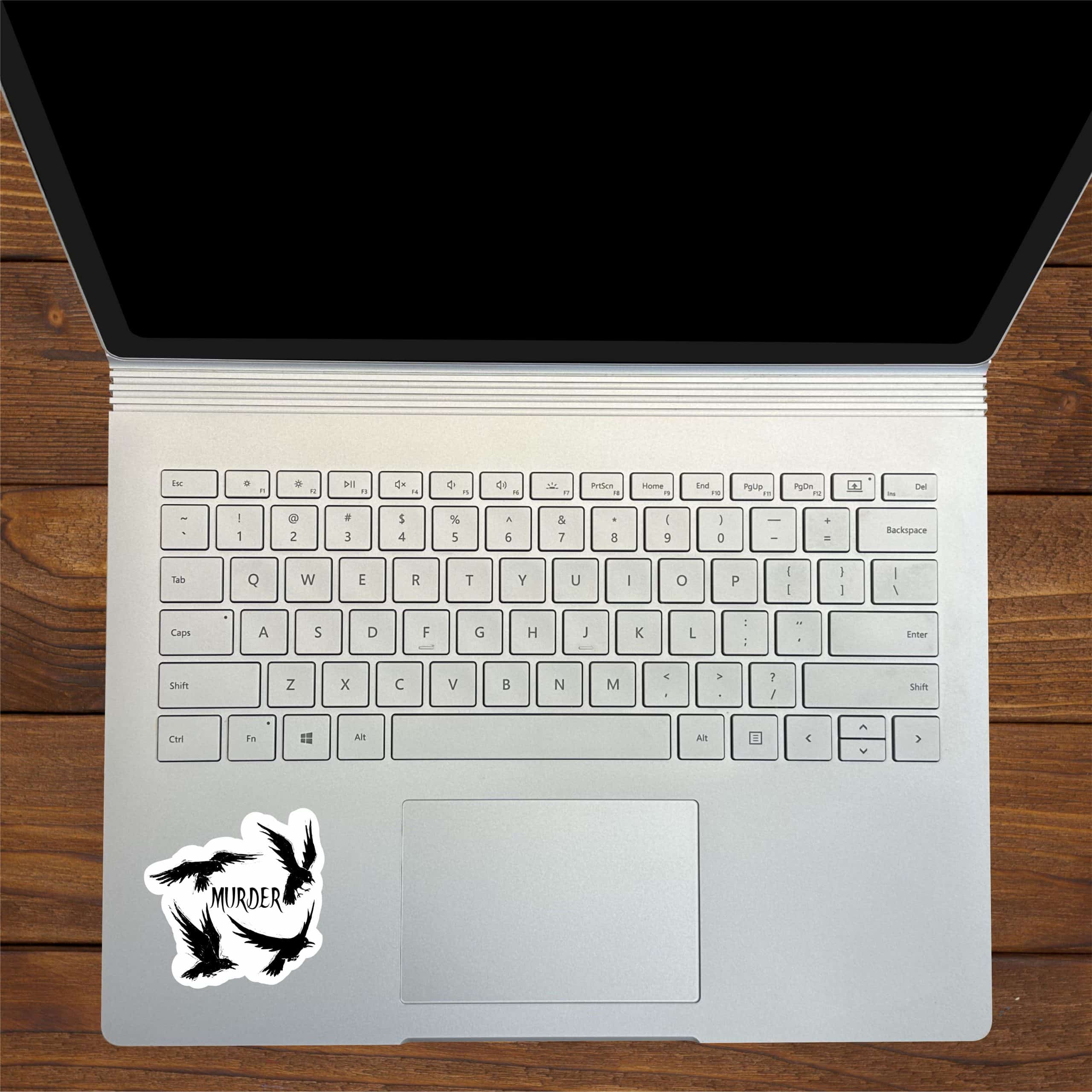 StickerTalk Crow Murder Vinyl Sticker Sheet, 2.5 inches by 2.5 inches