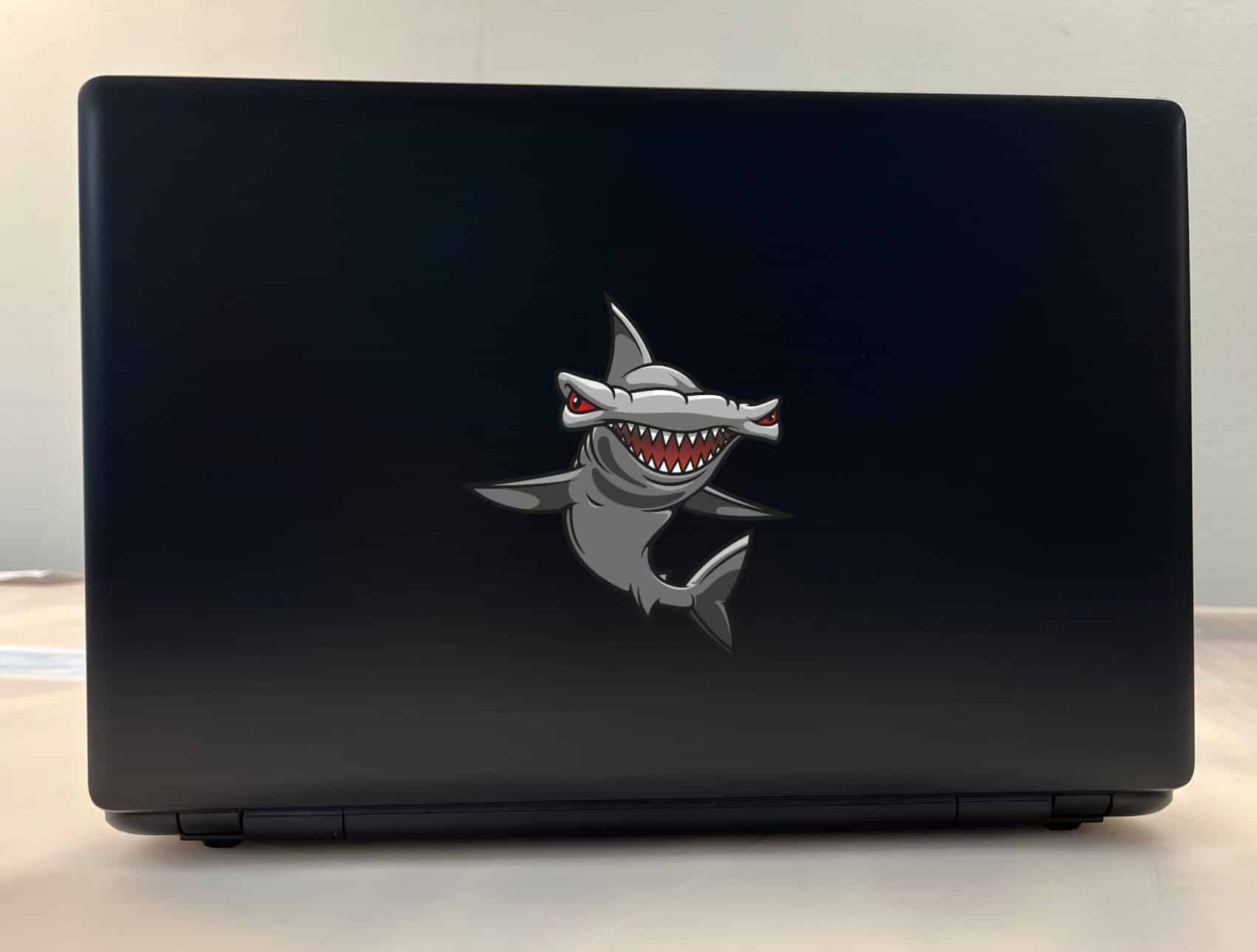 StickerTalk Hammerhead Shark Vinyl Sticker, 4.5 inches by 5 inches
