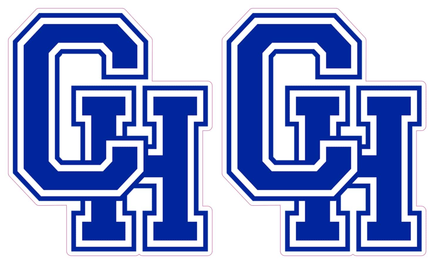 StickerTalk Central Heights ISD Logo Vinyl Sticker Sheet, 2.5 inches by 3 inches