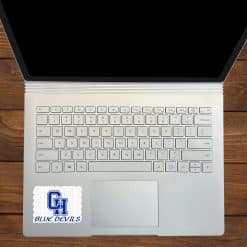 StickerTalk Central Heights Blue Devils Vinyl Sticker Sheet, 3 inches by 2.25 inches