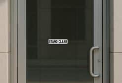 StickerTalk Stand Clear Vinyl Sticker Sheet, 8 inches by 2 inches