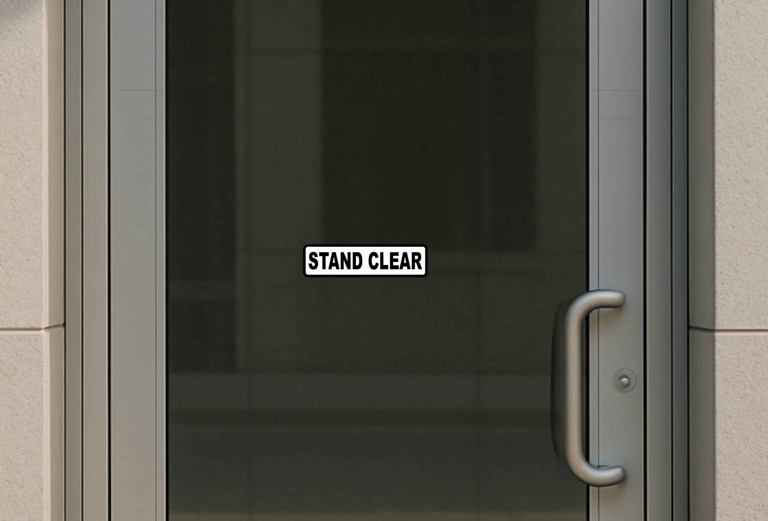StickerTalk Stand Clear Vinyl Sticker Sheet, 8 inches by 2 inches