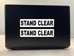 StickerTalk Stand Clear Vinyl Sticker Sheet, 8 inches by 2 inches