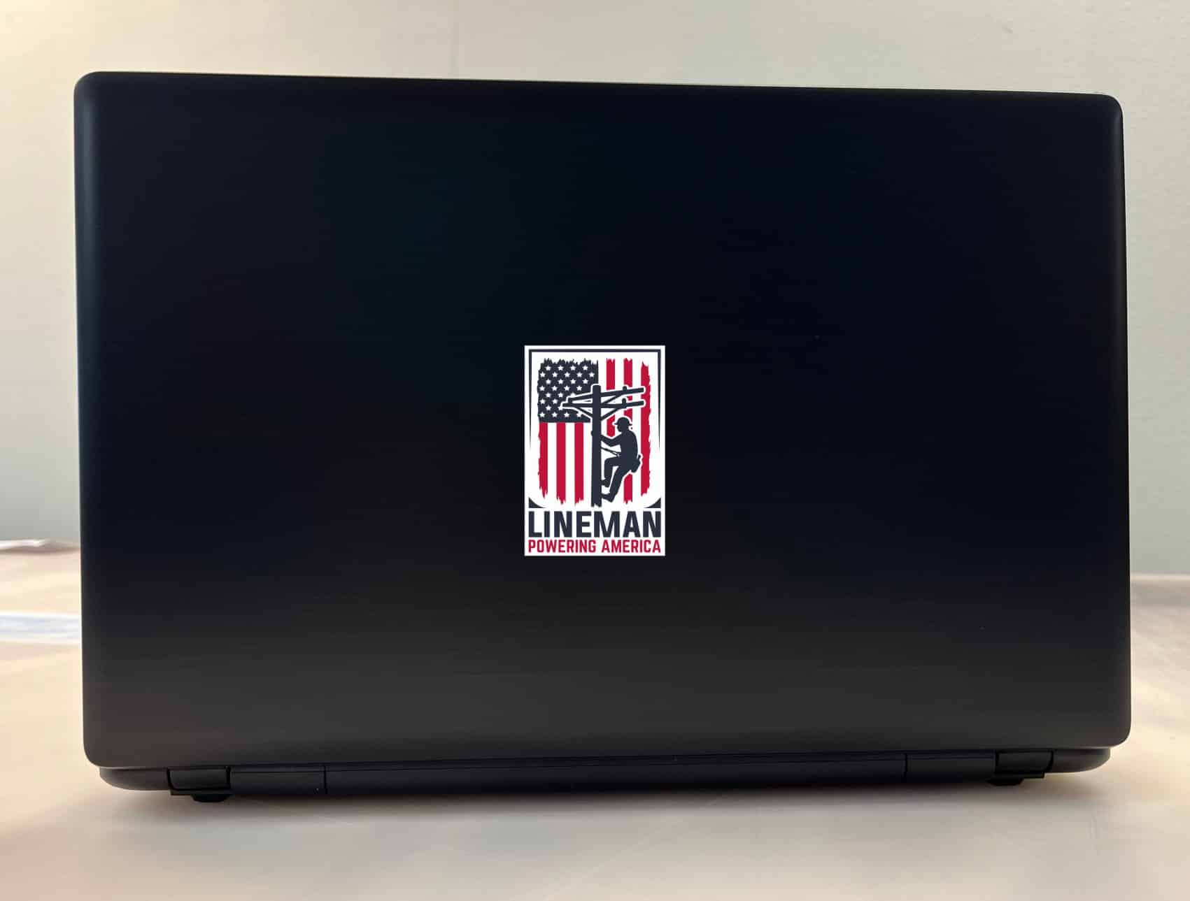StickerTalk Lineman Powering America Vinyl Sticker Sheet, 2 inches by 3 inches