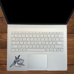 StickerTalk Shark Mirrored Vinyl Sticker Sheet, 3 inches by 2.5 inches