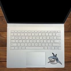 StickerTalk Shark Mirrored Vinyl Sticker Sheet, 3 inches by 2.5 inches