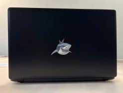 StickerTalk Shark Mirrored Vinyl Sticker Sheet, 3 inches by 2.5 inches