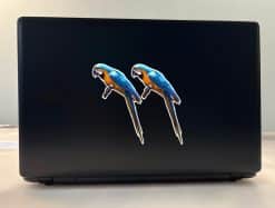 StickerTalk Macaw Vinyl Sticker Sheet, 3.2 inches by 5 inches