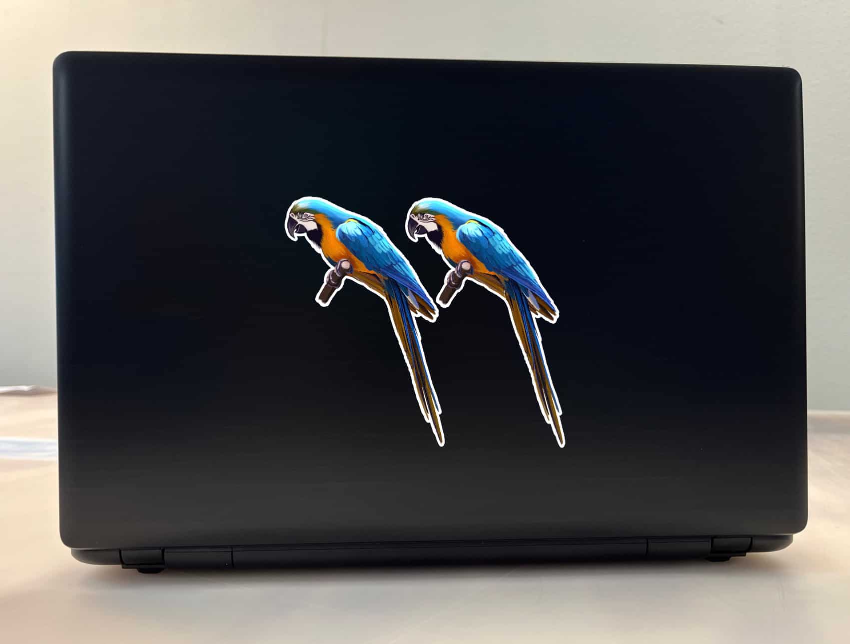 StickerTalk Macaw Vinyl Sticker Sheet, 3.2 inches by 5 inches