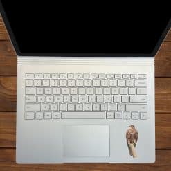 StickerTalk Greater Kestrel Vinyl Sticker Sheet, 1.2 inches by 3 inches