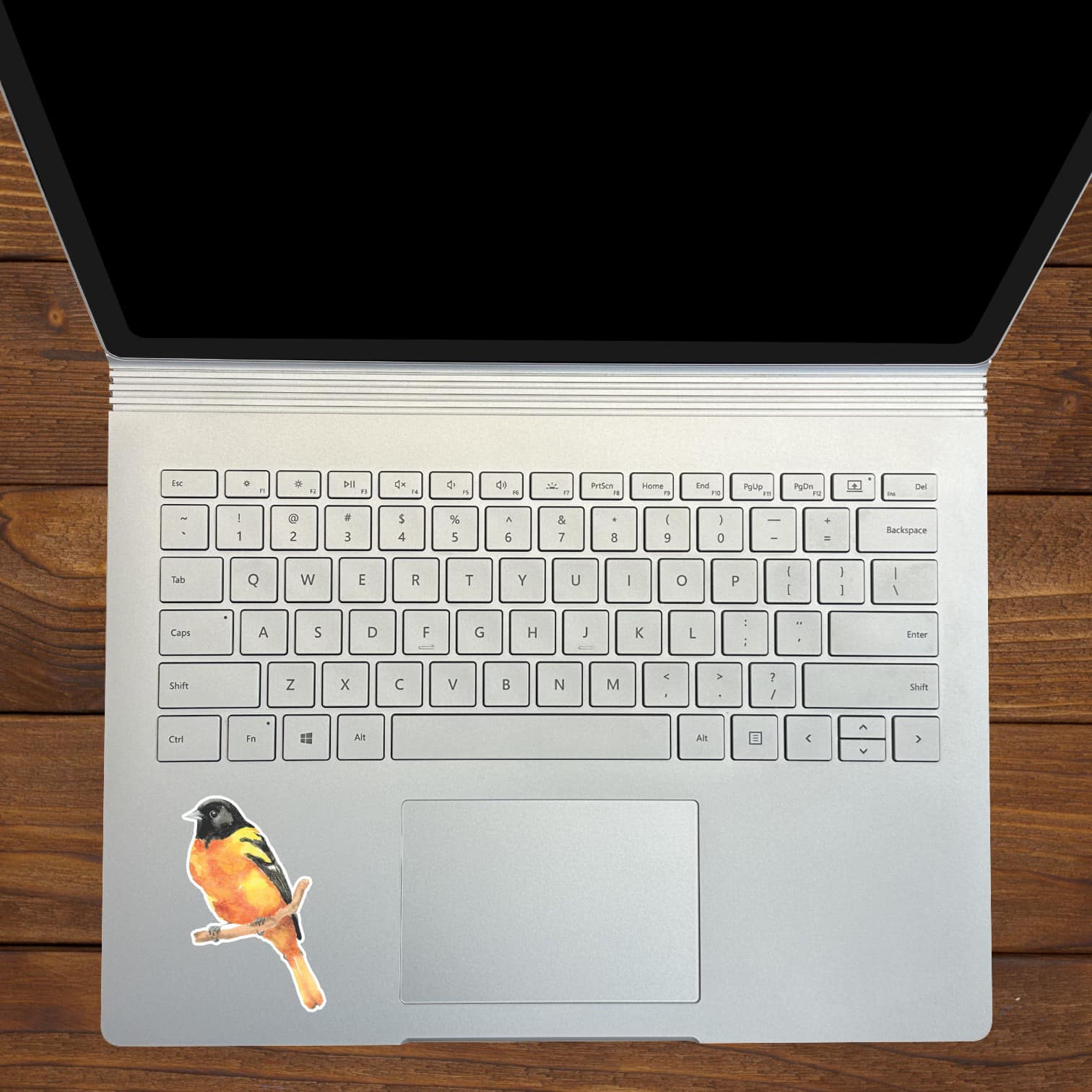 StickerTalk Mirrored Oriole Vinyl Sticker Sheet, 2 inches by 3 inches