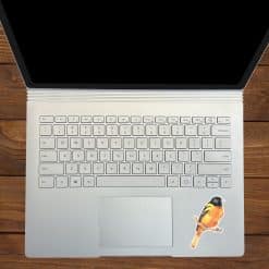 StickerTalk Mirrored Oriole Vinyl Sticker Sheet, 2 inches by 3 inches