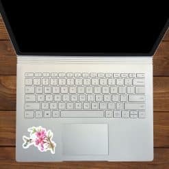 StickerTalk Mirrored Watercolor Hummingbird Vinyl Sticker Sheet, 3 inches by 2.5 inches