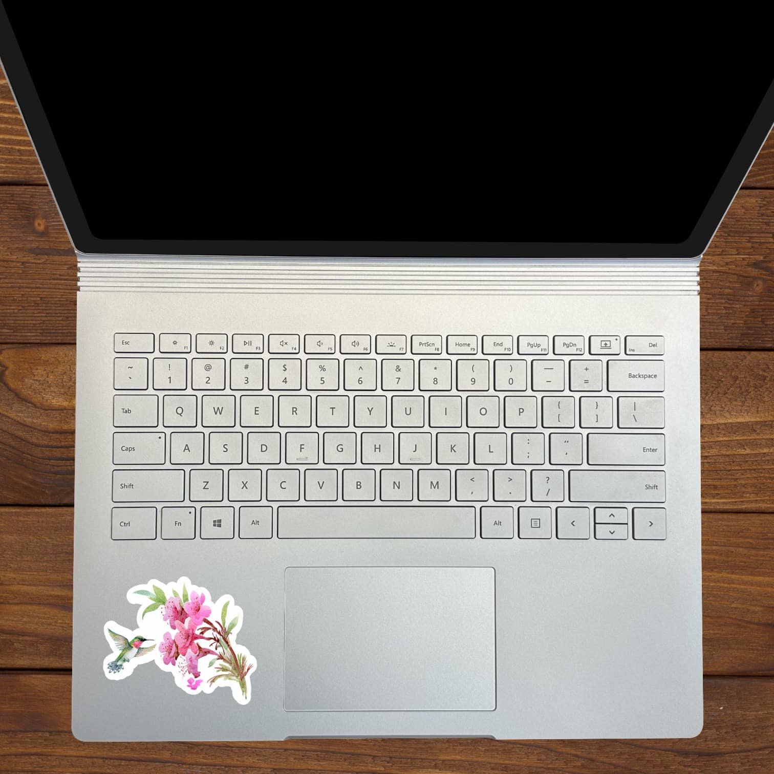 StickerTalk Mirrored Watercolor Hummingbird Vinyl Sticker Sheet, 3 inches by 2.5 inches