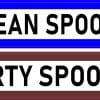 StickerTalk Clean Spoons Dirty Spoons Vinyl Sticker Sheet, 4 inches by 1 inch