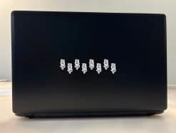 StickerTalk You Are Here Pointing Down Vinyl Sticker Sheet, 0.5 by 1 inch