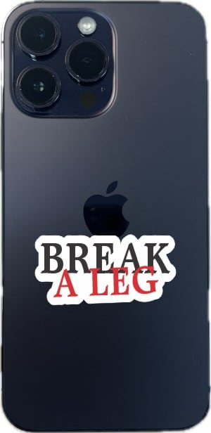 StickerTalk Break A Leg Multicolored Vinyl Sticker Sheet, 2 inches by 1 inch - Image 8