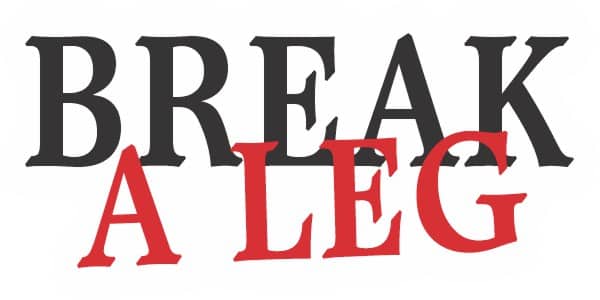StickerTalk Break A Leg Multicolored Vinyl Sticker Sheet, 2 inches by 1 inch - Image 9
