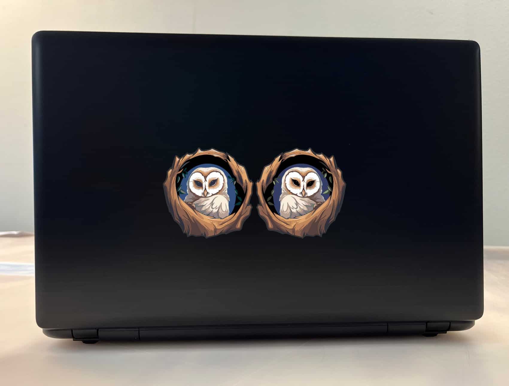 StickerTalk Owl in a Tree Vinyl Sticker Sheet, 3 inches by 3 inches
