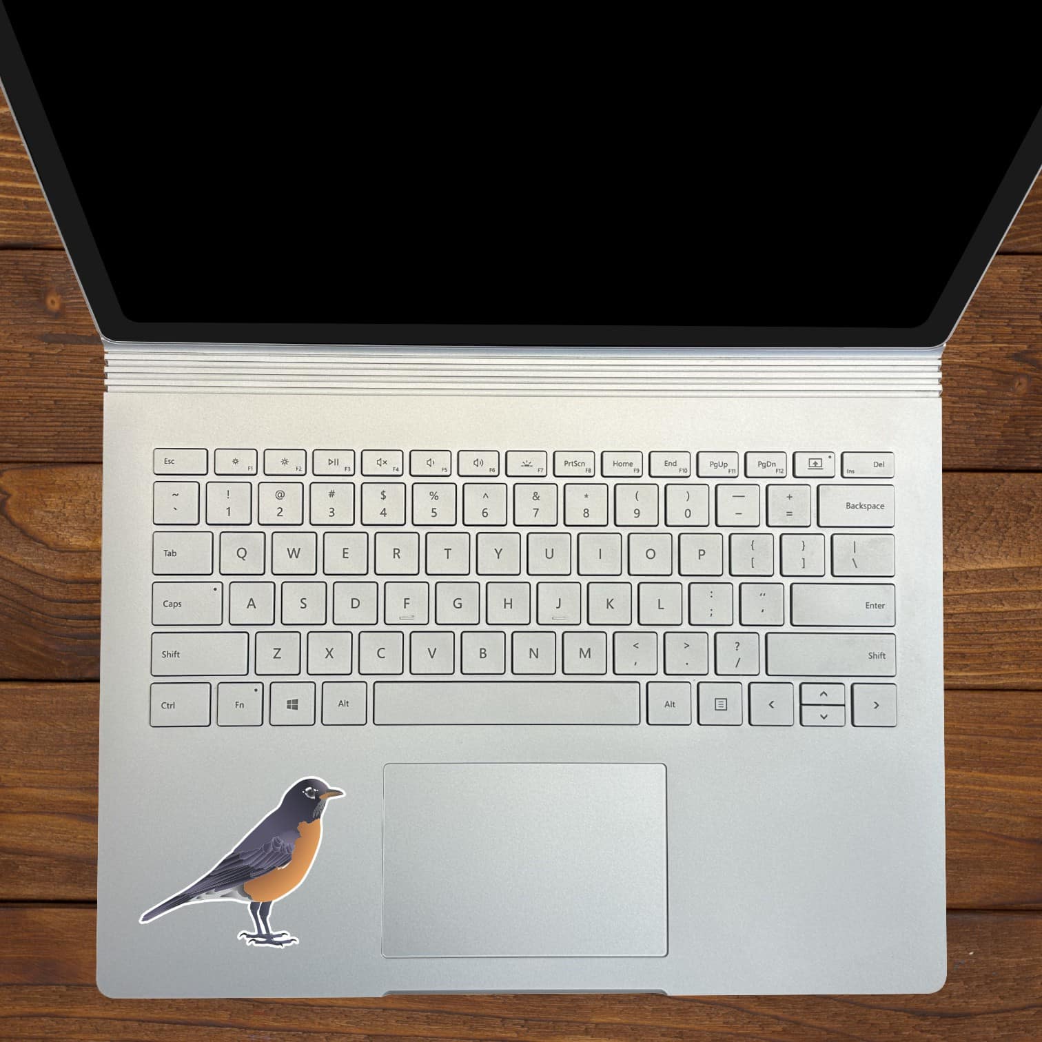 StickerTalk Mirrored Robin Vinyl Sticker Sheet, 3 inches by 2.5 inches