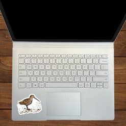 StickerTalk Mirrored Wood Snipe Vinyl Sticker Sheet, 3 inches by 2.5 inches