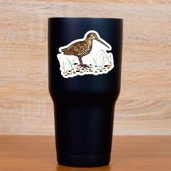 StickerTalk Mirrored Wood Snipe Vinyl Sticker Sheet, 3 inches by 2.5 inches