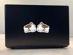 StickerTalk Mirrored Wood Snipe Vinyl Sticker Sheet, 3 inches by 2.5 inches