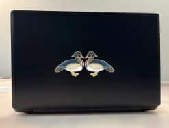 StickerTalk Mirrored Wood Duck Vinyl Sticker Sheet, 3 inches by 2.5 inches