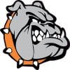 StickerTalk Right Facing Orange Bulldog, 3 inches by 3 inches