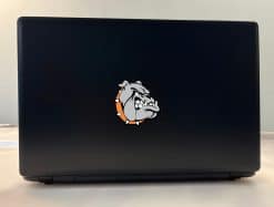 StickerTalk Right Facing Orange Bulldog, 3 inches by 3 inches