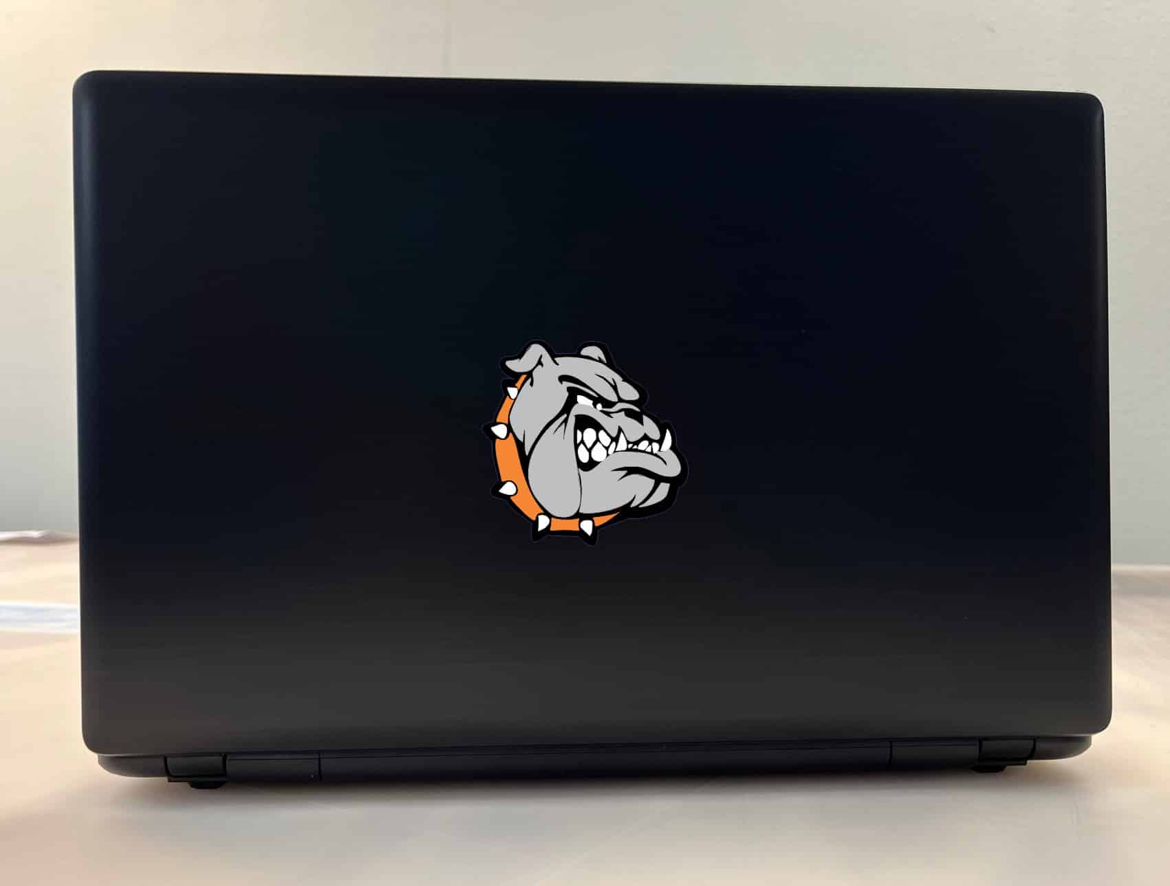 StickerTalk Right Facing Orange Bulldog, 3 inches by 3 inches