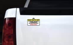 StickerTalk Dash Cam In Use Vinyl Sticker, 5 inches by 3 inches