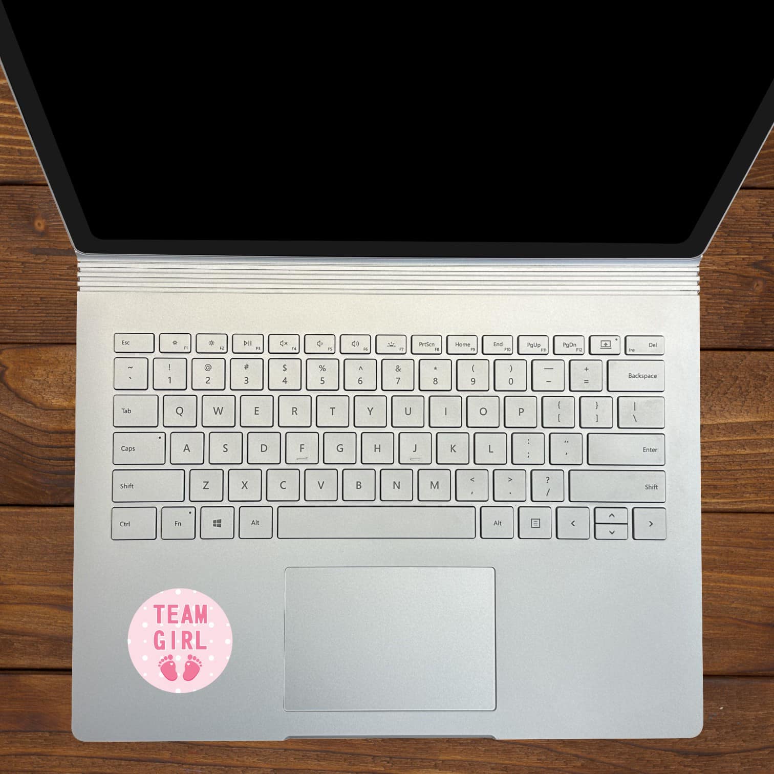 StickerTalk Gender Reveal Team Girl and Boy Vinyl Sticker Sheet, 2 inches by 2 inches