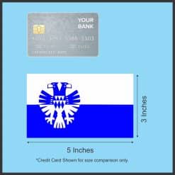 StickerTalk Arnhem Netherlands City Flag Magnet, 5 inches by 3 inches