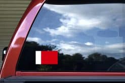 StickerTalk Dubai City Flag Vinyl Sticker, 5 inches by 3 inches