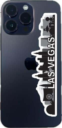 StickerTalk Las Vegas Skyline Vinyl Sticker Sheet, 5 inches by 1.25 inches