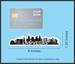 StickerTalk Las Vegas Skyline Vinyl Sticker Sheet, 5 inches by 1.25 inches