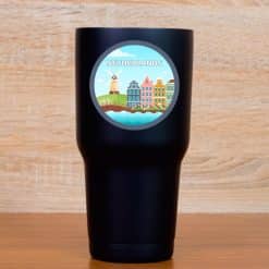 StickerTalk Netherlands Vinyl Sticker Sheet, 3 inches by 3 inches