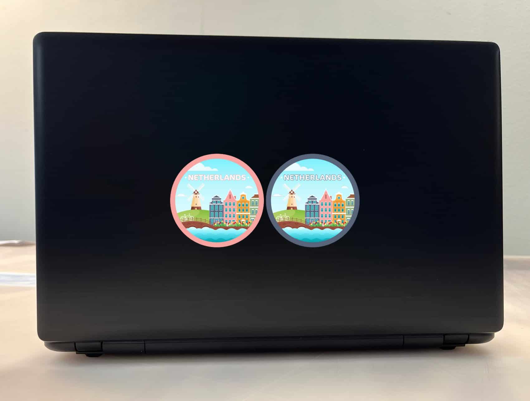 StickerTalk Netherlands Vinyl Sticker Sheet, 3 inches by 3 inches